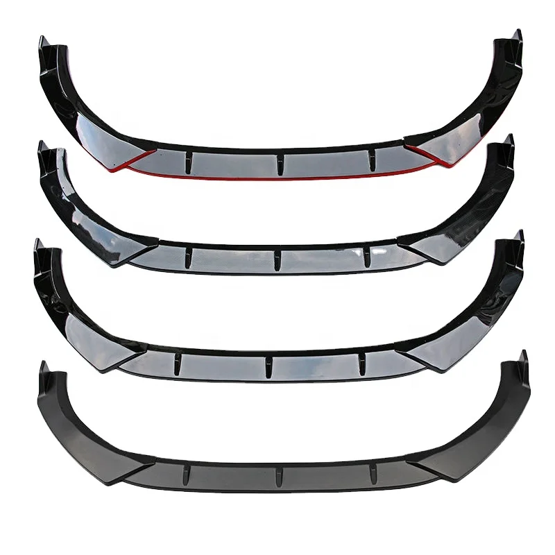 Auto parts For KIA K5 , Red gloss black front lip For KIA K5 car bumper front lip For KIA K5 sport front lip