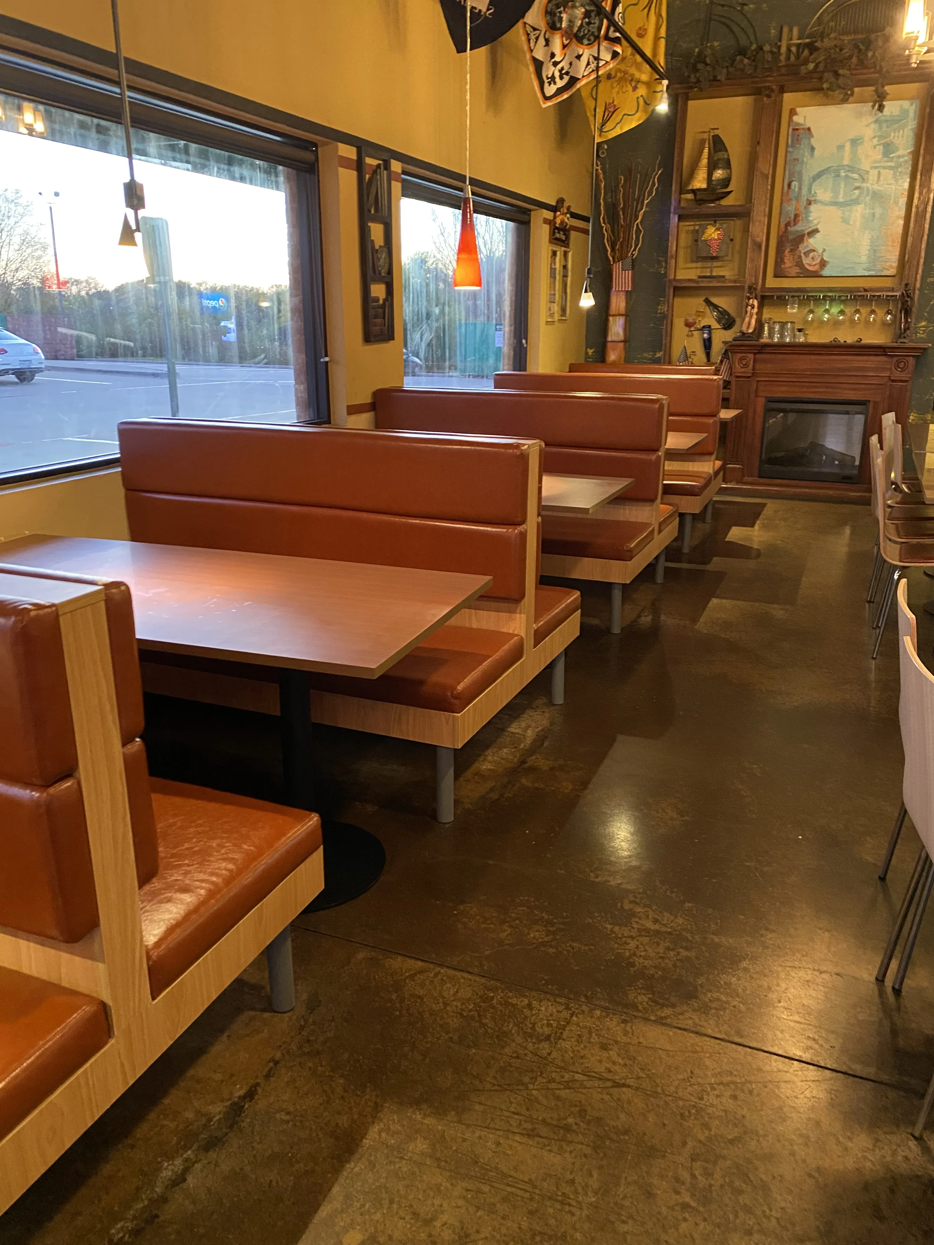 Customized Coffee Shop Chairs And Tables Booths For Restaurant Dining Sets  For Hotel Booth Pub Cafe Coffee Shop Furniture