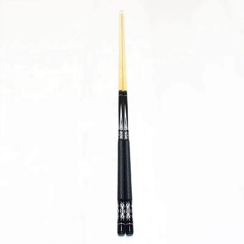 57inch billiard cue stick 1/2 white wood pool cue with cheap price
