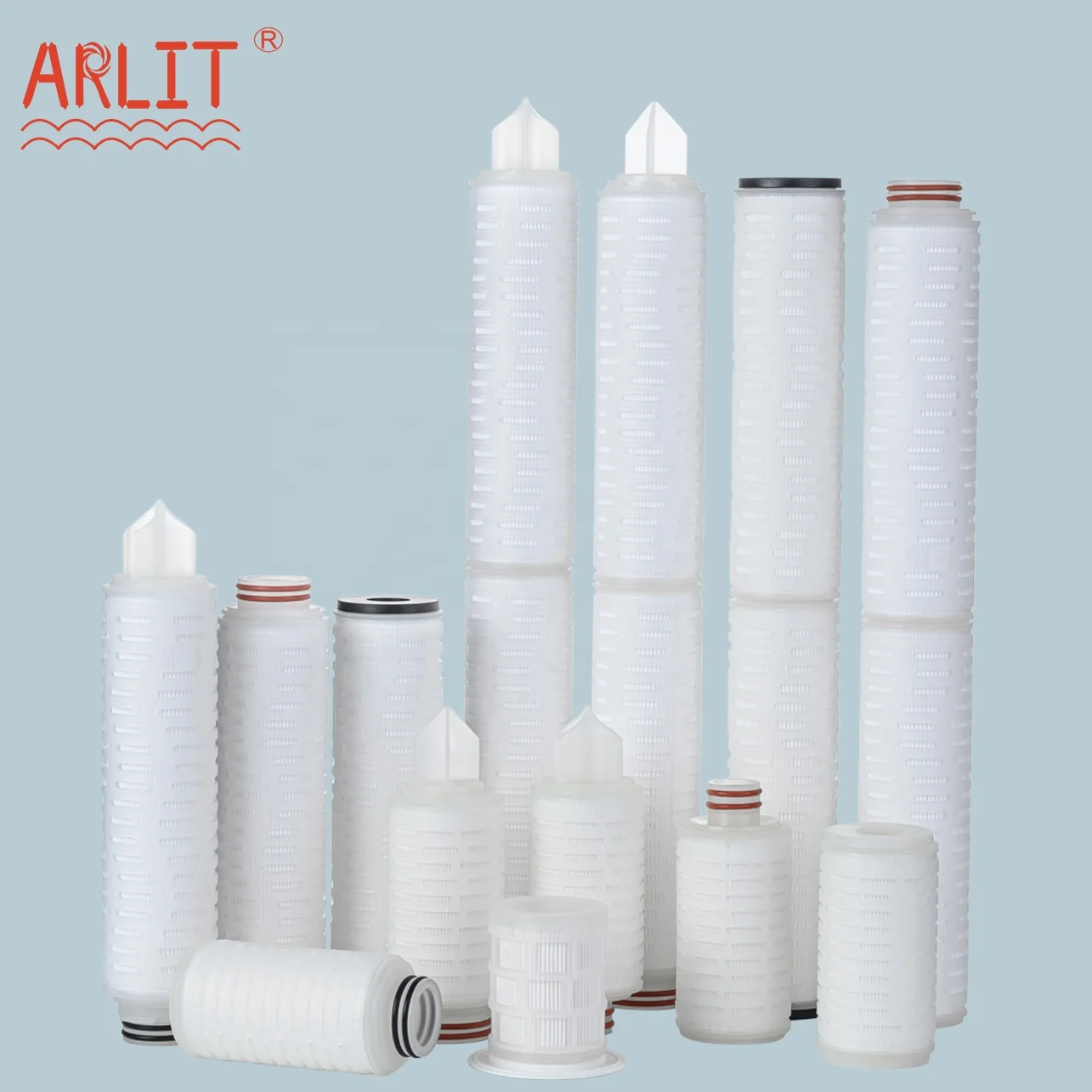 ARLIT BRAND 30 Inch 0.22 Micron Hydrophobic PTFE Membrane Pleated Filter Cartridge for Air Water Filter