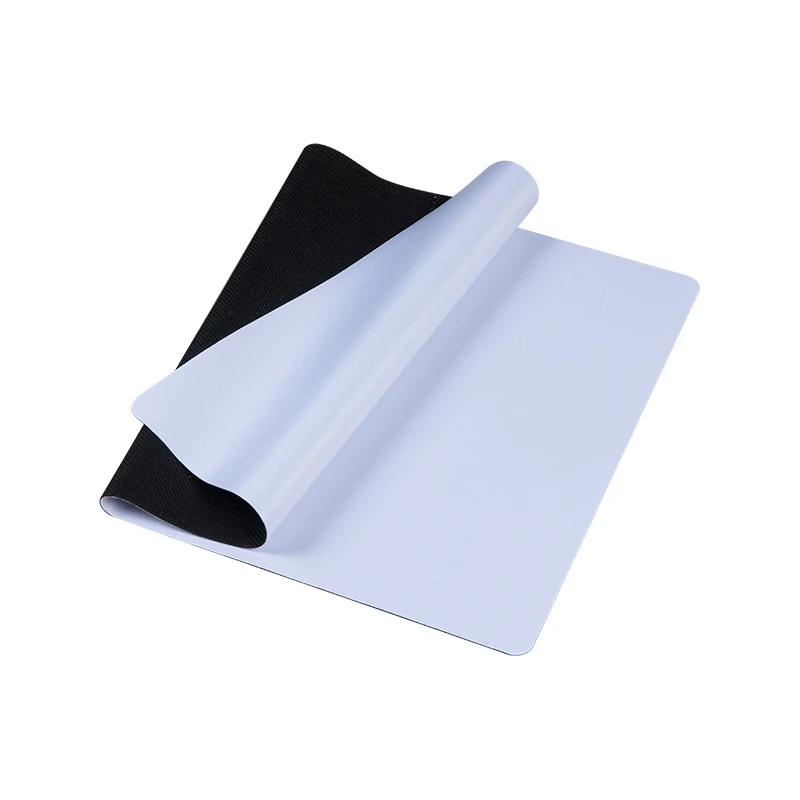 Custom White Sublimation Mouse Pads Blanks Roll Material Sheets Packaging Printed Heart Round Design Big Size 30X70 900*400