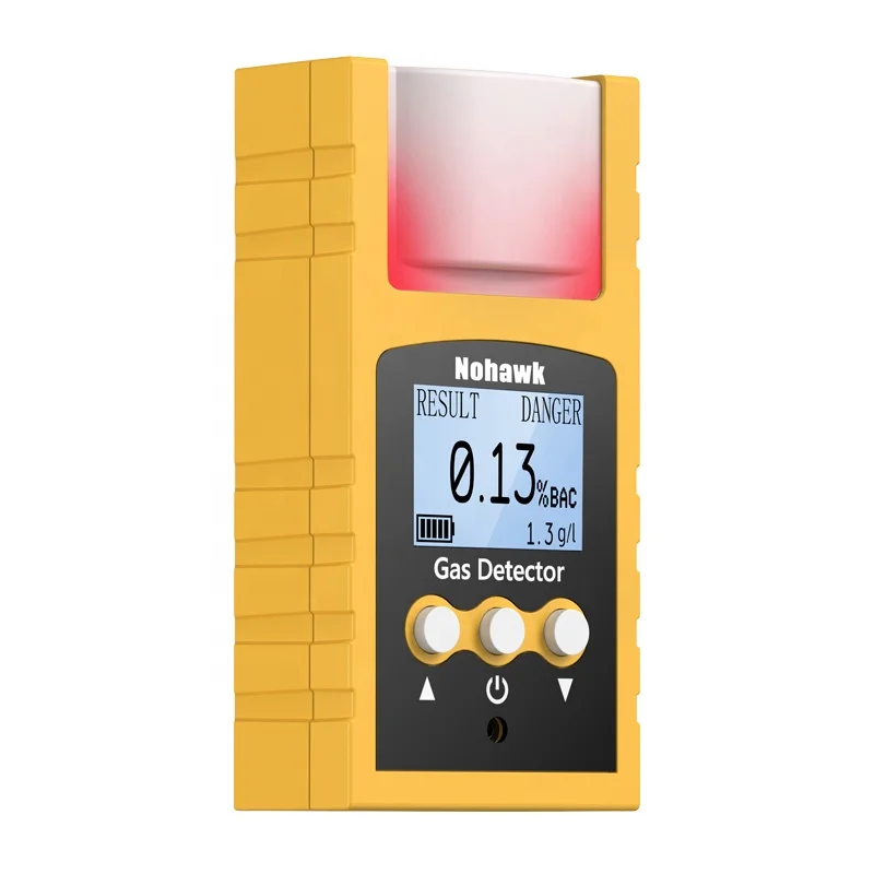 Alcohol Detector High Precision Mouthpiece Breathalyzer Digital Alcohol Meter Tester