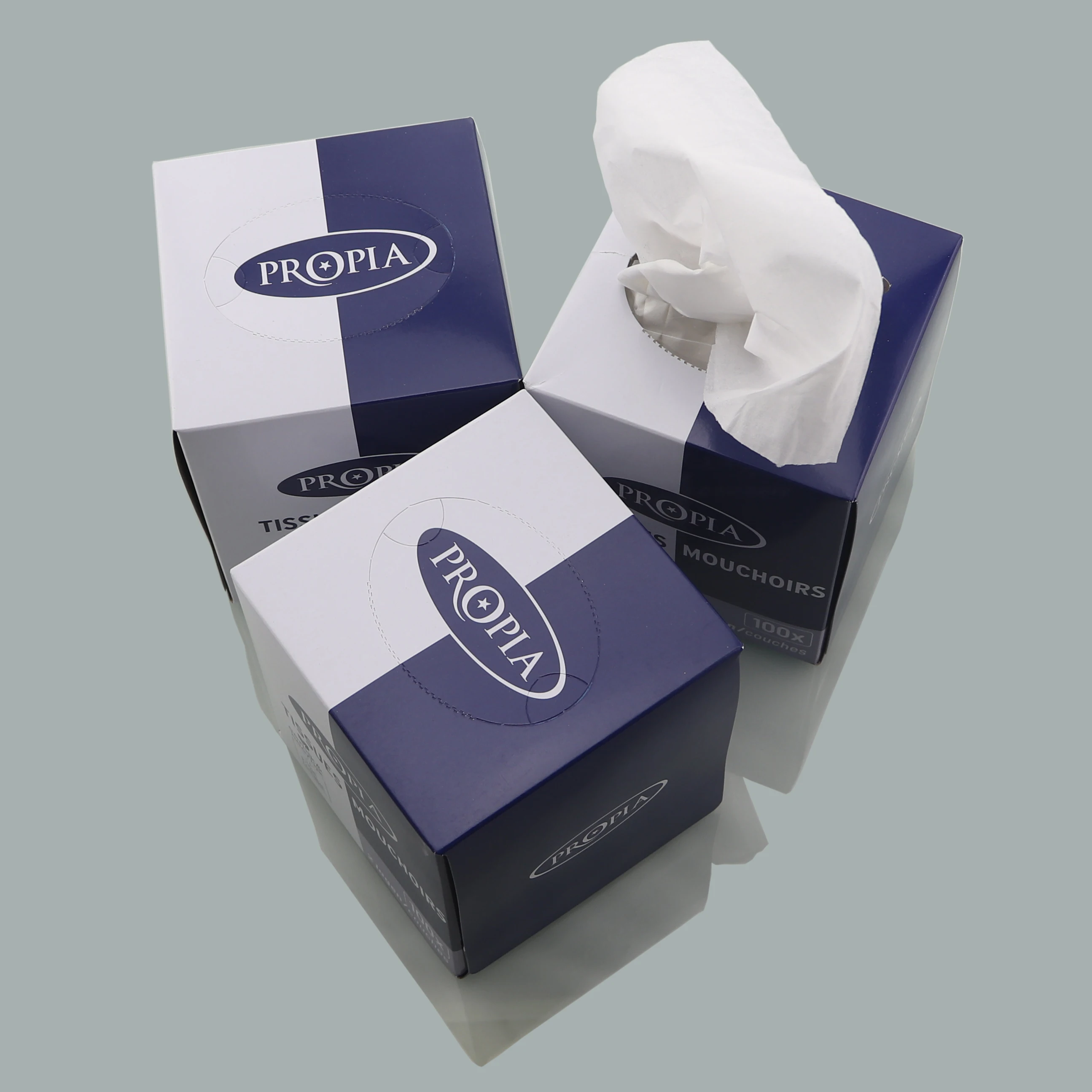 3ply box facial tissue Perfume facial tissue Ultra soft facial tissue Food contact safe quality