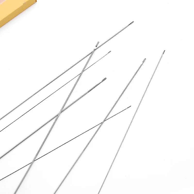 JC Beading Jewelry DIY Tools Small Hook Stainless Steel Threading Needle Open Beading Needle