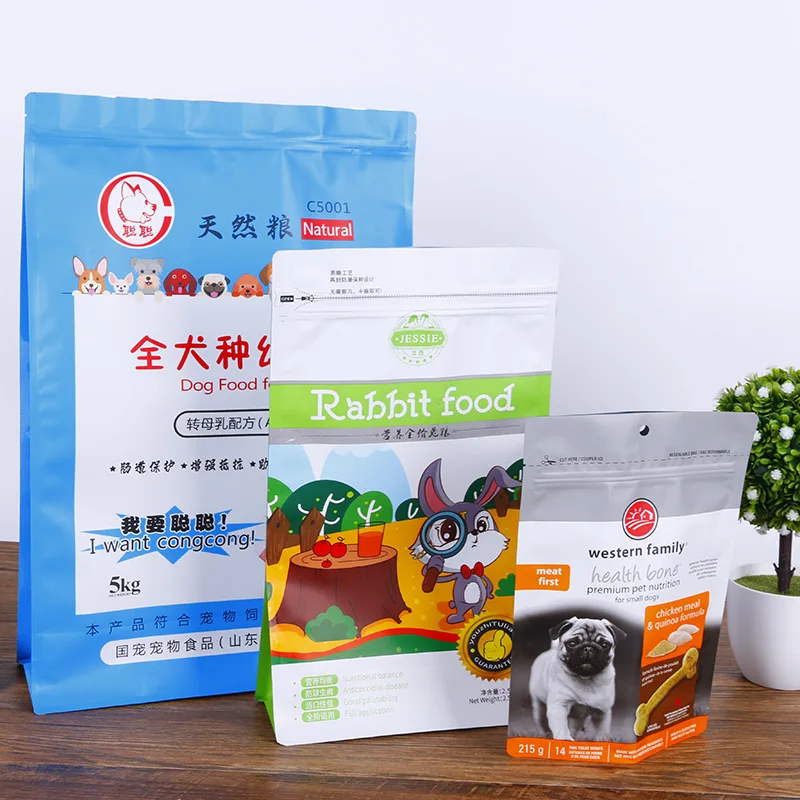 Custom logo printed plastic  reusable snack stand up aluminum foil mylar food packaging pouches ziplock bags with zipper