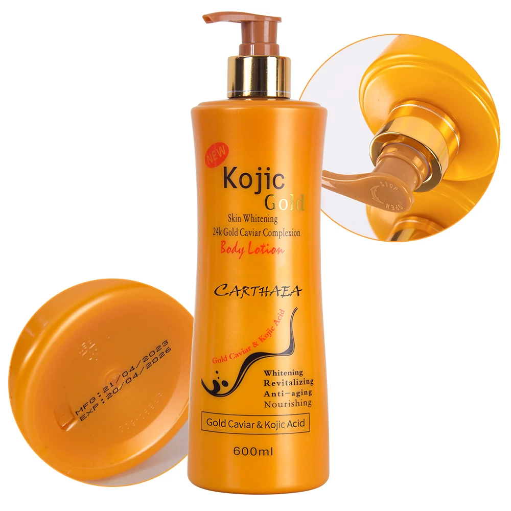 best organic body care wholesale 600ml moisturizer lightening private label bleaching whitening kojic acid body lotion cream