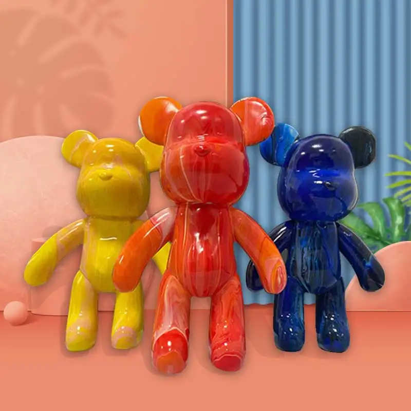 Жидкие медведи краска Amazon горячая Распродажа нетоксичные принадлежности Рисование Искусство жидкость медведи 60 мл Профессиональная DIY акриловая жидкая краска