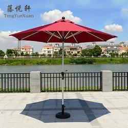 Желтый и белый полосатый деревянный пляжный зонт с веревкой, деревянный уличный зонт, Массивный деревянный столб, садовый сад, оптовая продажа