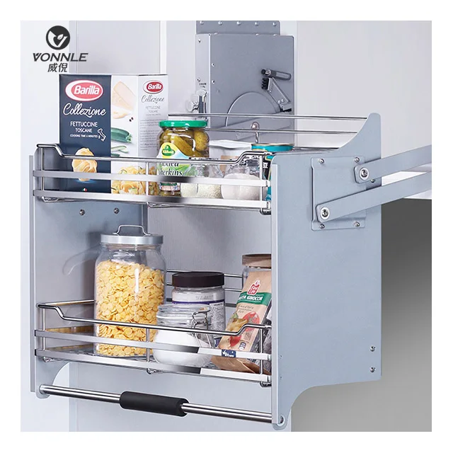 Modern Minimalist Kitchen kitchen basket pull down basket pull out basket