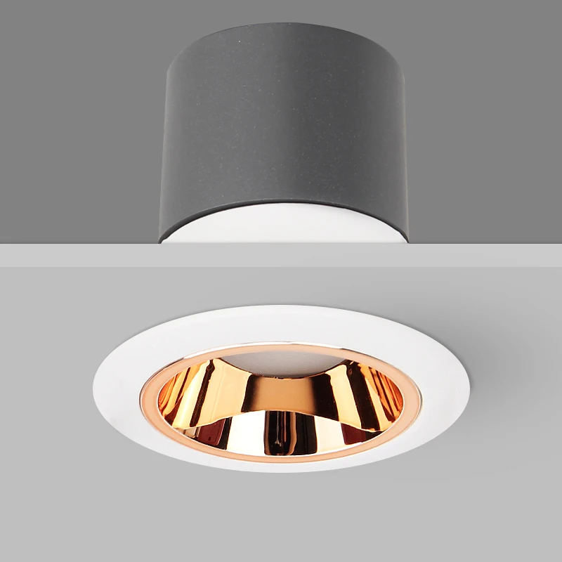 New design mini led spotlights recessed wall wash light downlight beam angle 24 commercial COB Spotlights