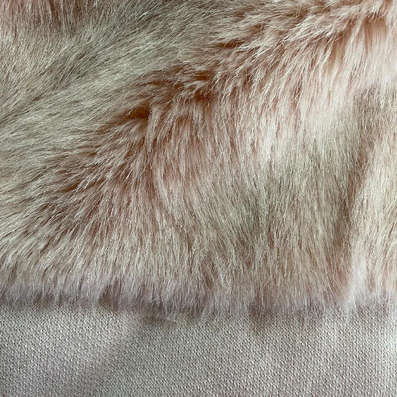 wholesale shag artificial fox fur fabric colorful plush long faux fur fabric