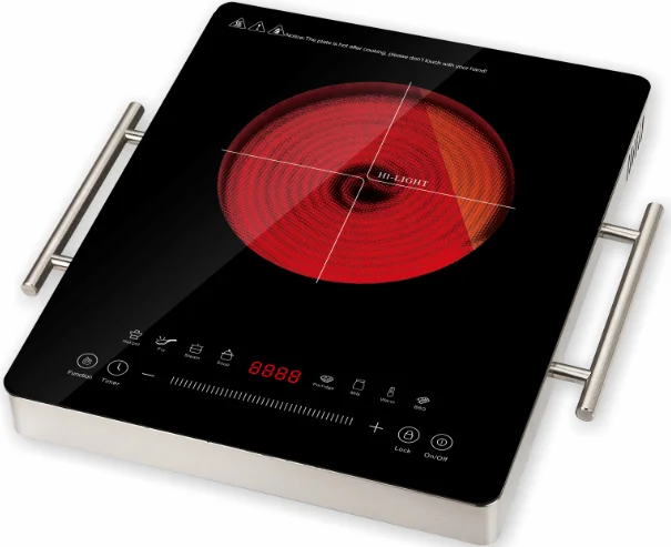 Best Seller Home Kitchen Stove Single Induction Cooker Infrared Cooktop Portable Countertop Burner Infrared Cooker