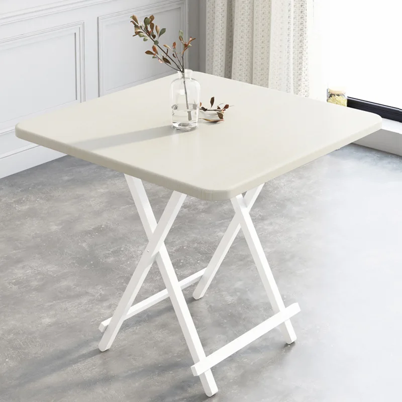 Outdoor portable folding table and chair home simple dining table casual fashion square table