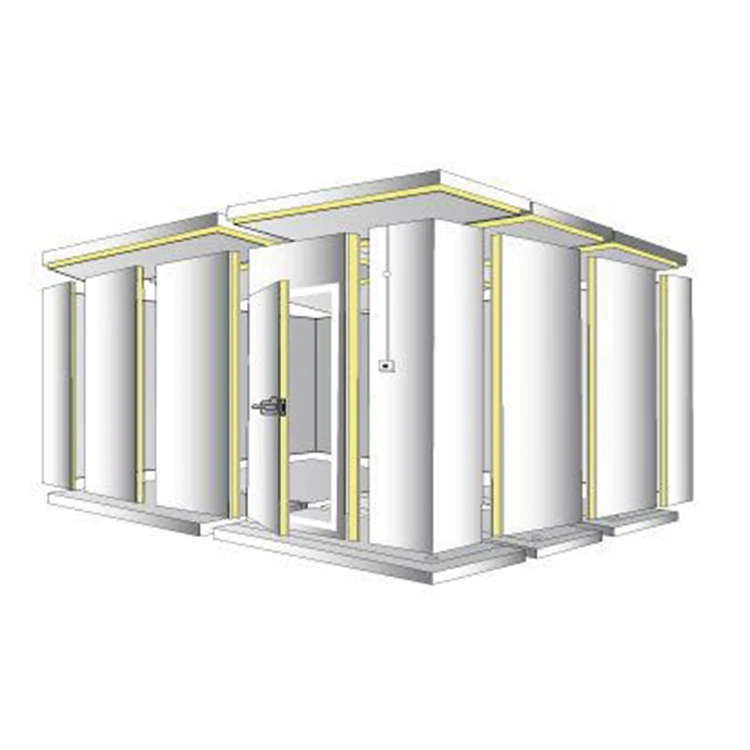 Coldroom for Onion Potato Vegetables Fish Freezing Room Deep Freezer Blast Freezer Storage with PU Hinge Door