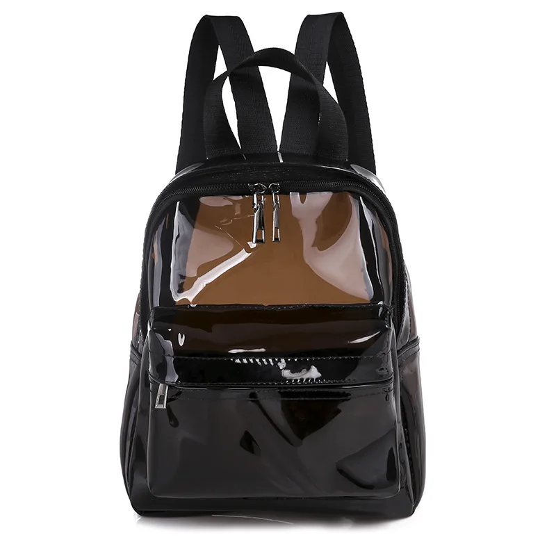 Custom Backpack Manufacturer Waterproof Kids School Transparent PVC Backpack Children Clear Plastic Mini Bookbag