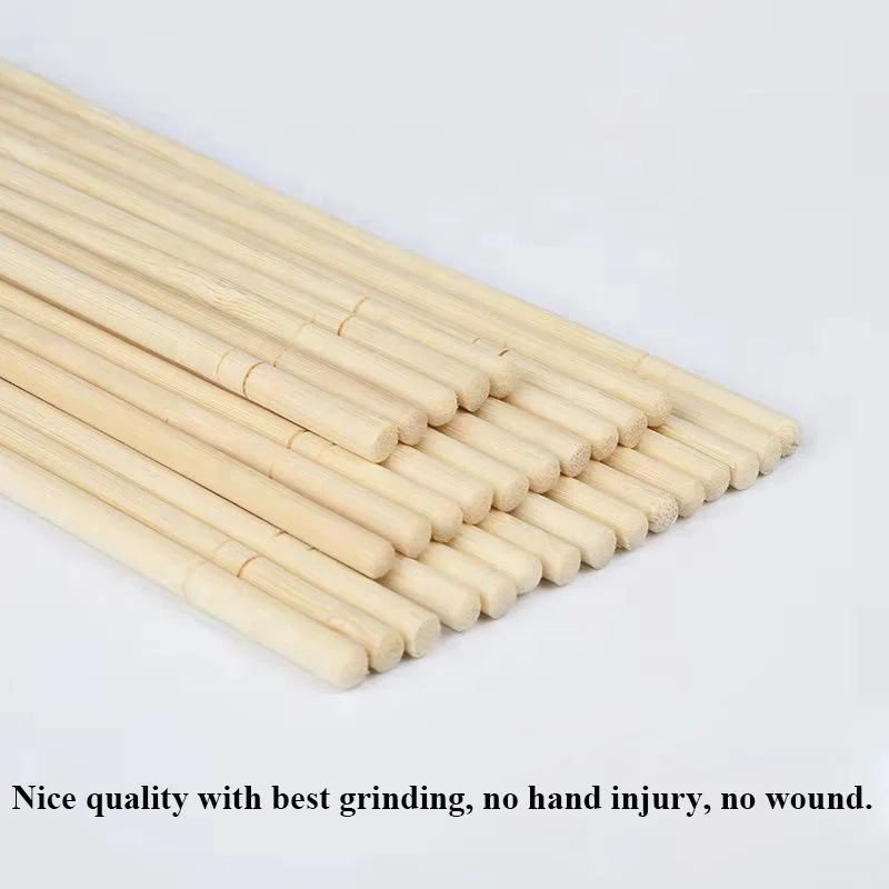 Factory Low Price OPP/Paper Packing Bamboo Round Disposable Custom Chopsticks