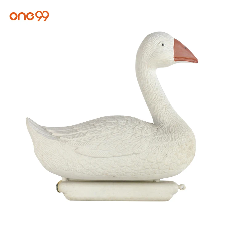 One99 популярные пластиковые гусиные охотничьи приманки, белые уличные украшения для животных, сада, оптовая продажа, полный корпус, снег, Джис, приманка, плавающий