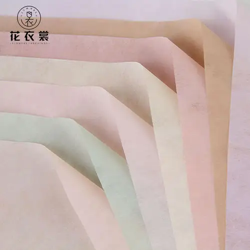 
60cmX10Y Plastic Wrapping Paper RollIing Pure Color Flower Waterproof Korean Wrapping Paper 