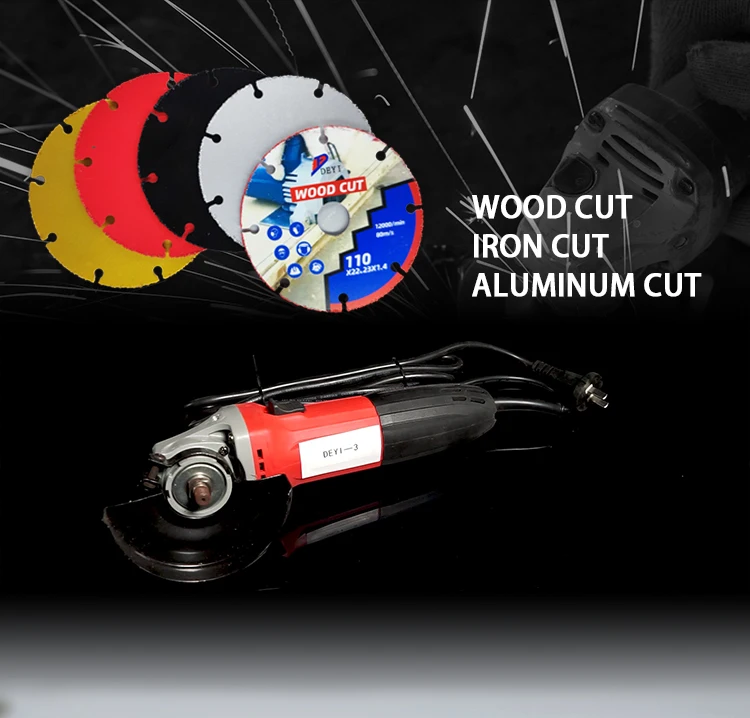 Customizable OEM Alloy 150mm Diameter Circular Saw Blade 115mm Size 2mm Thickness Welded Process Wood Cutting Woodworking