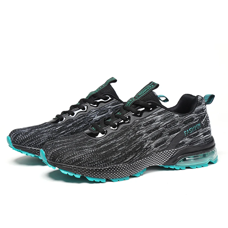 Big Size fly knitting Custom walking shoes Designer Man Fashion Sport Sneakers Marathon Air Cushion Running Shoes for Men