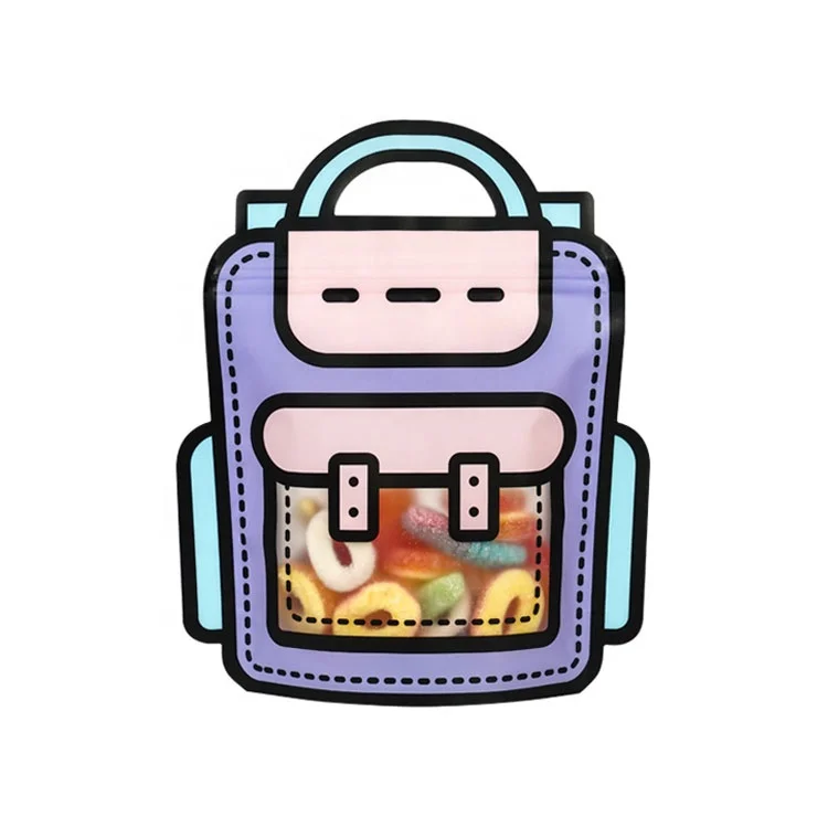 Digital Printing Custom Special Shape 3.5 7 14 28 G Die Cut Mylar Bag Childproof Reaselable Aluminum Bubble Foil Matte Pouch