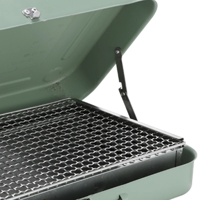 Latest Design Outdoor Camping Stove Portable Folding Charcoal Suitcase Style Barbecue Bbq Grill