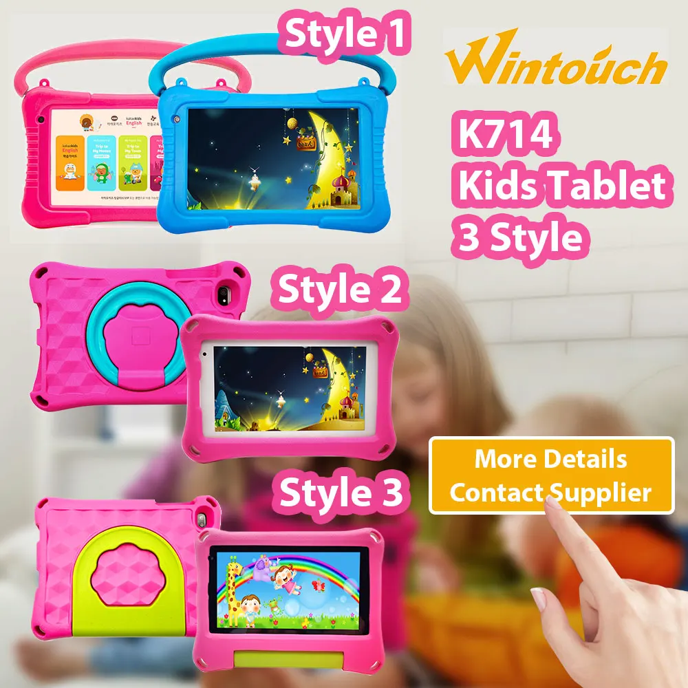 2022 Kids Android 11 Education Tablet 7 Inch 1gb Ram 16gb Rom Allwinner Quad Core Tablet Android With Protect Case