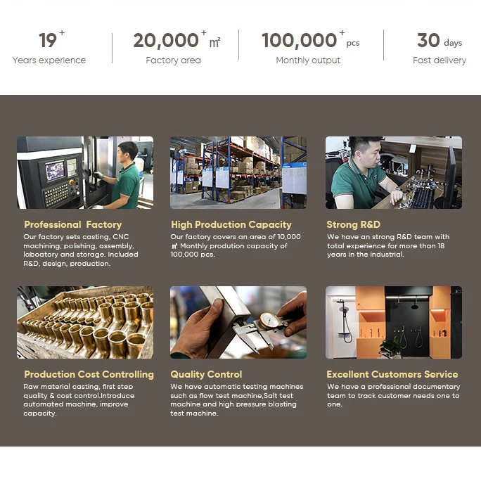 Gold 2 Handle Wall Mount Water Wash Basin Bathroom Faucets Taps