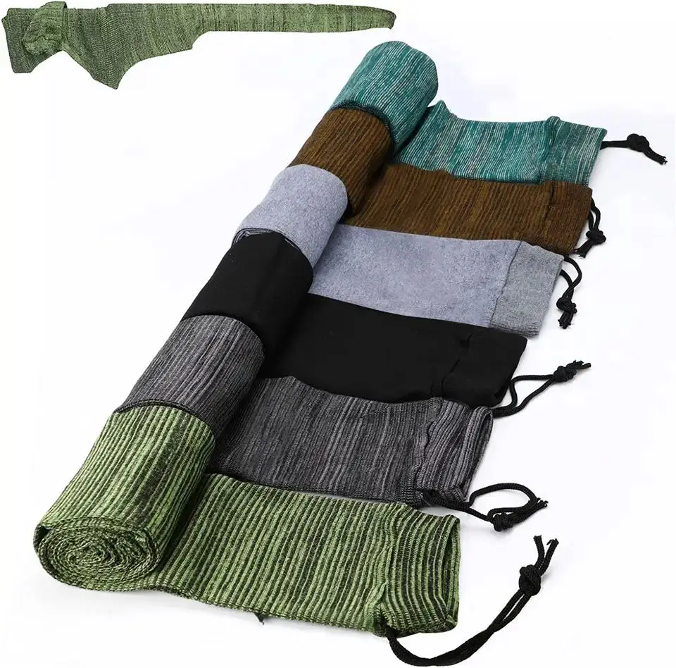 54inch Gun Socks Case Sleeve Widened Treated Knit Drawstring Closure Gun Sock Suitable