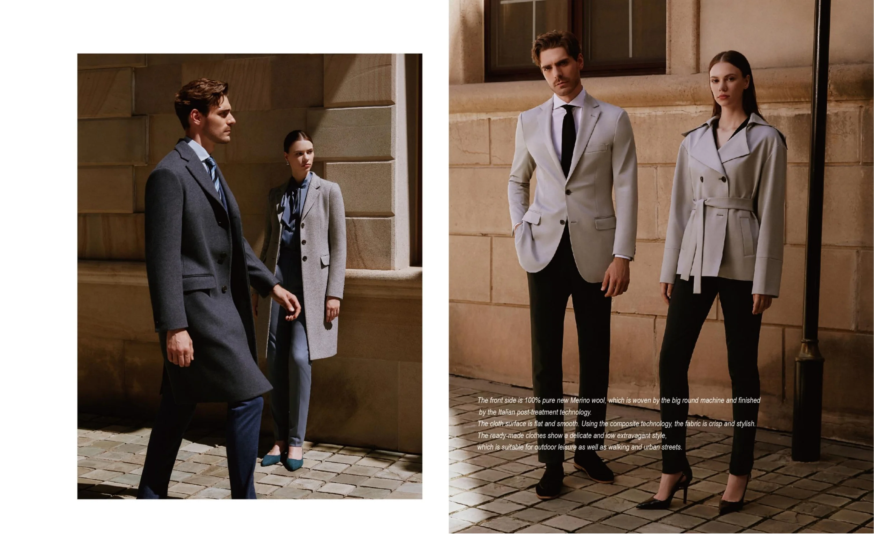 High Quality Casual Business Wool Custom Slim Fit  Jacket Tailored Suits For Men