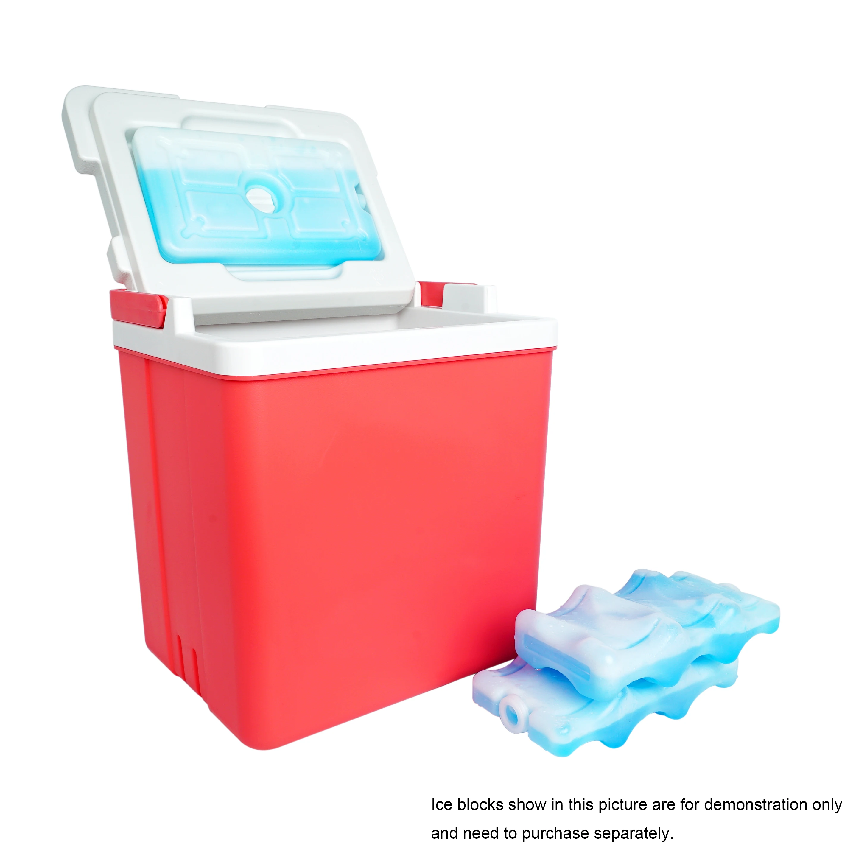 
16L Insulate Beverage American Style Box Plastic Ice Cooler Box For Camping 