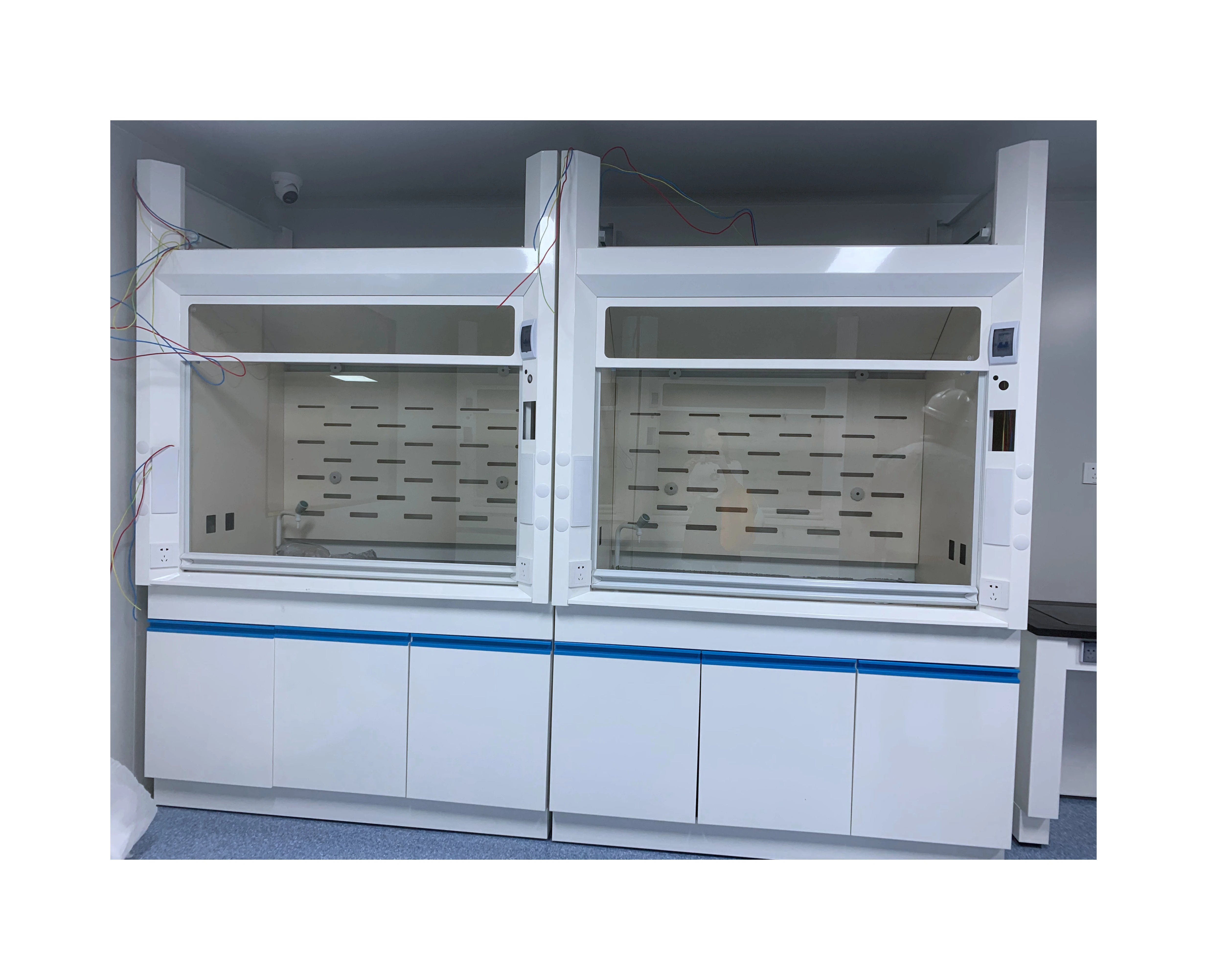Dual size options Modern Metal Microbiological Laboratory Exhaust Fume Hood