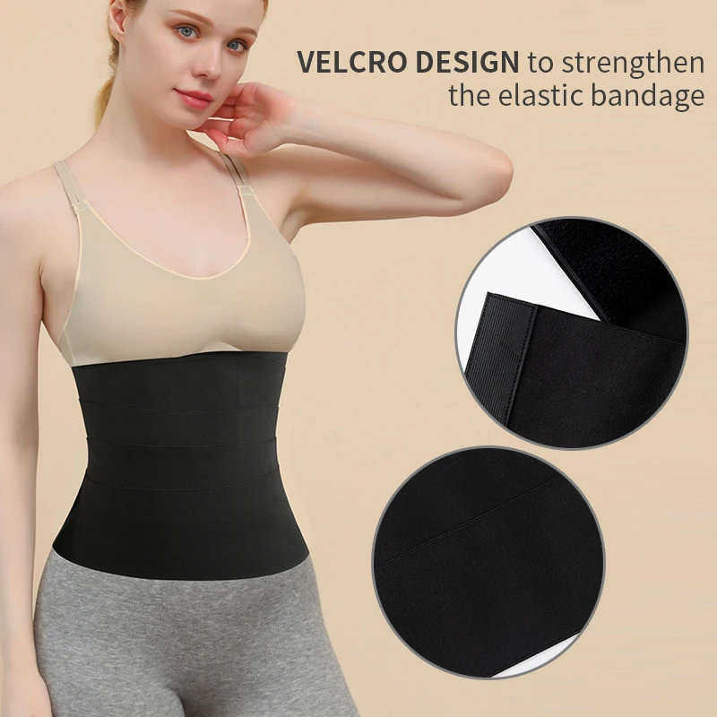 Black and Red  Breathable Hip Enhancer Tight Bodysuit Body Shapers Slimming Women Full Body Shapewear Wrap FREE SIZE