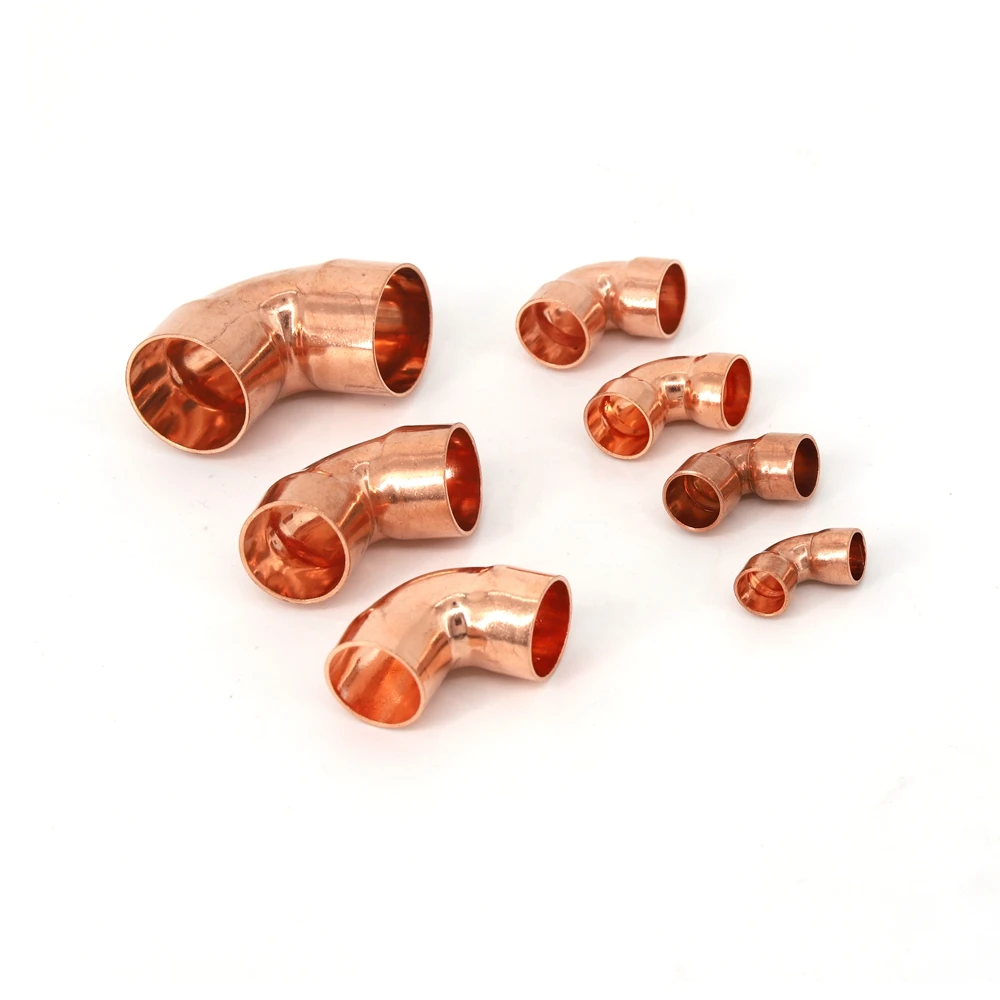 Hengshi factory outlet wholesale copper fitting for plumbing and refrigeration include coupling, elbow and Tee