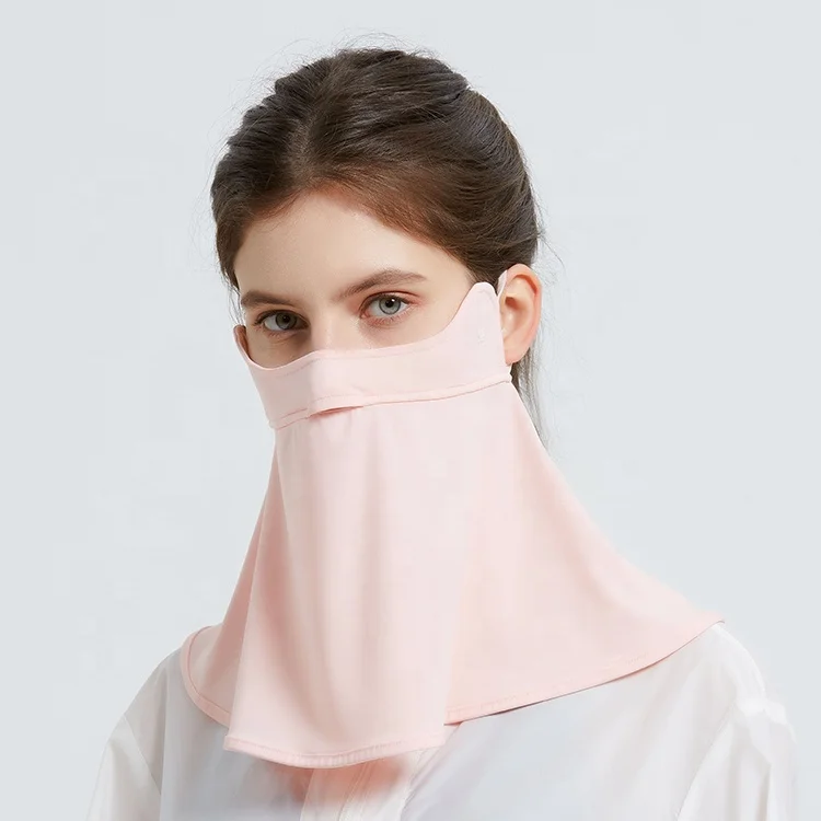 GOLOVEJOY XKZ43 New Design Breathable Bandana Ice Silk Plain Seamless Durable Face Mask Sun-resistant Cycling Japanese Bandana
