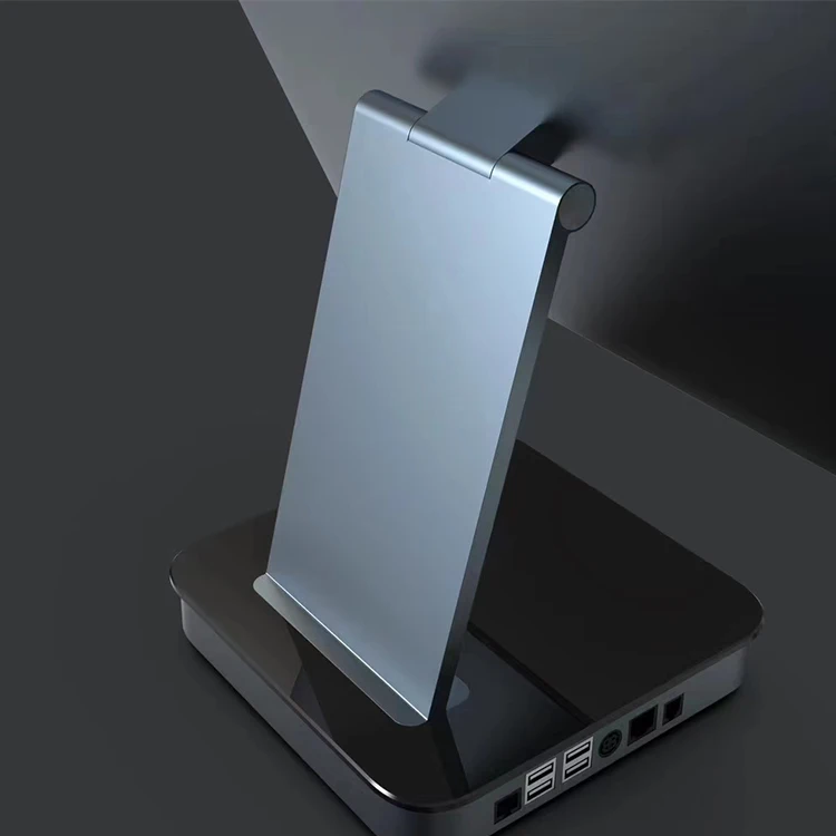Супермаркет pos системы android 11 ультратонкий узкий Пограничный кассовый аппарат 15 6 дюймов сенсорный двойной экран точки продажи