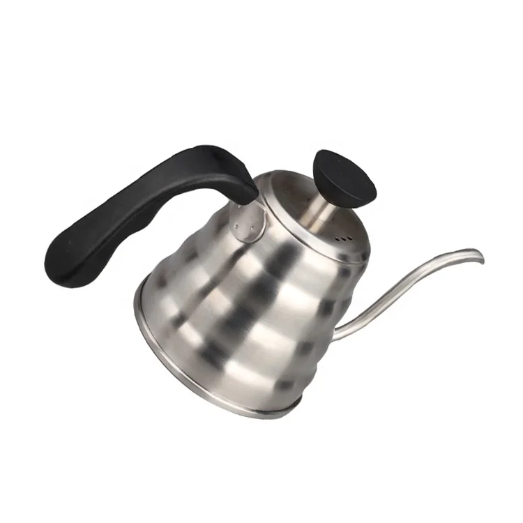 
Amazon hot sale new design gooseneck handmade stainless steel coffee kettle 