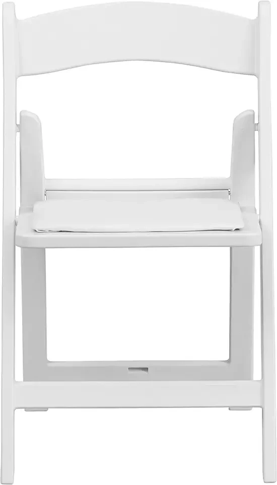 Wholesale High Quality White Resin Folding Chair Wedding Event Plastic Chair Outdoor Folding Chair