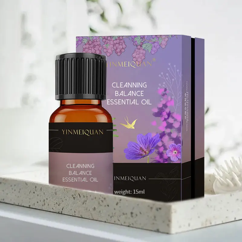 Purify skin remove acne smooth skin cleaning balance essential oil