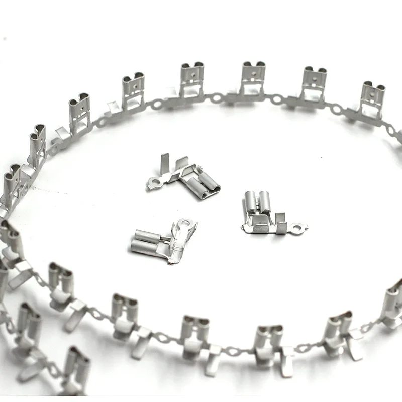 Pure copper tinned small insert type auto fuse terminal pure