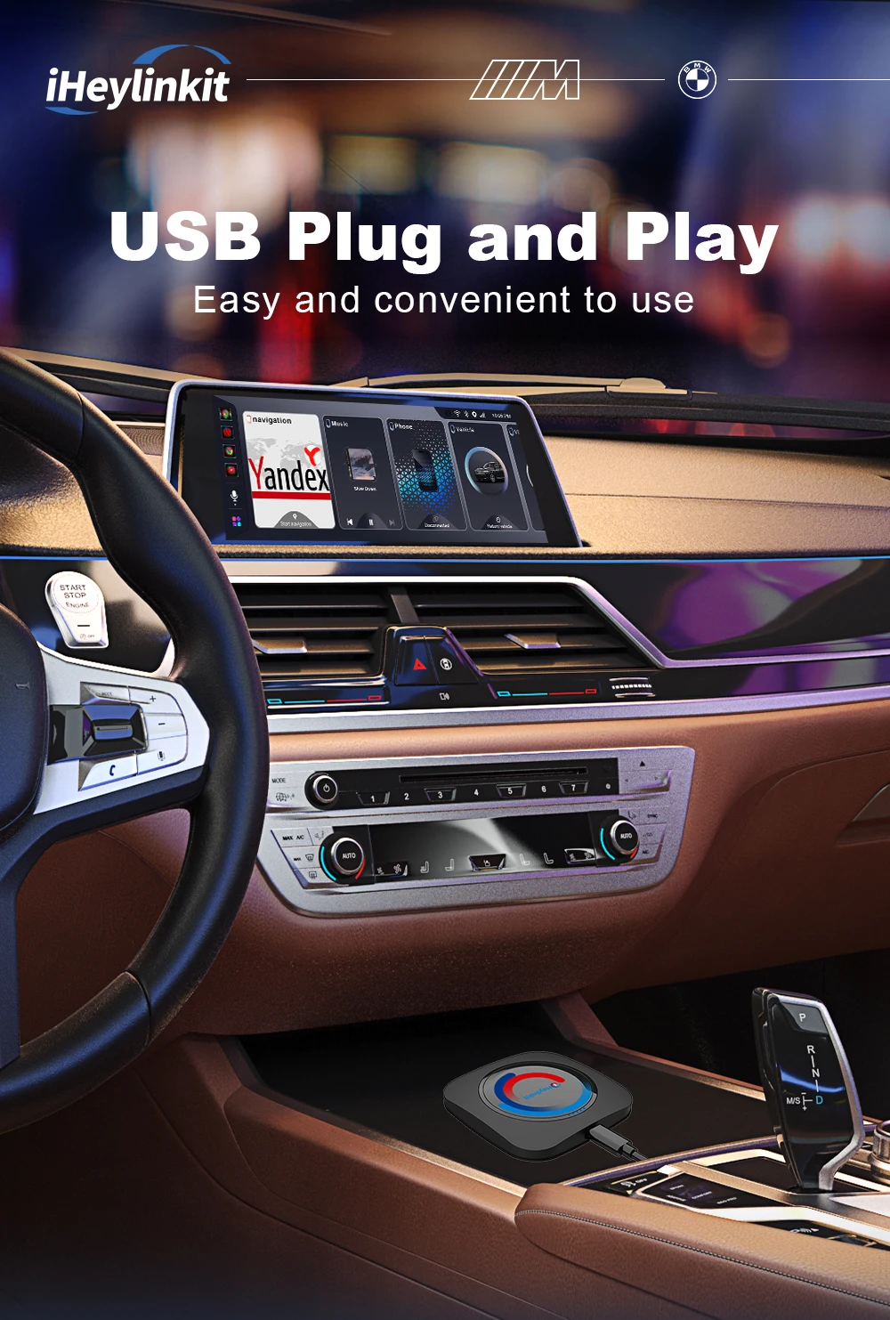 NEW streaming box Google Play Store 8+128GB carplay ai box for Deepal wireless carplay