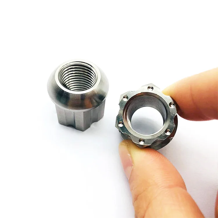 Gr5 titanium M14 wheel lug titanium nuts for sale