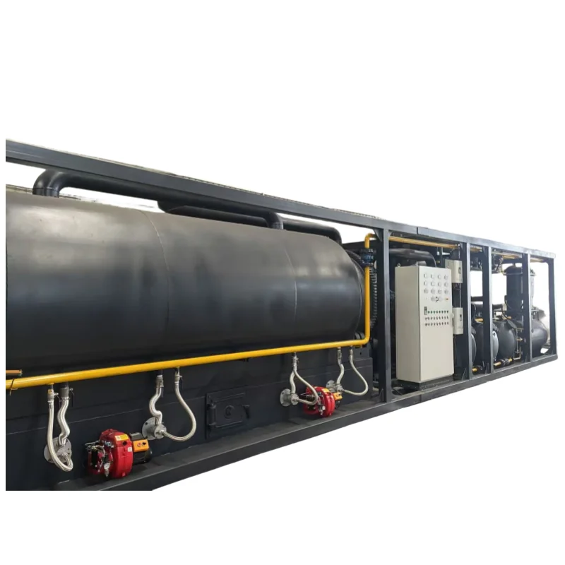 Waste Tire And Plastic Recycling Pyrolysis Oil To Diesel Distillation Plant With Extraction Tech