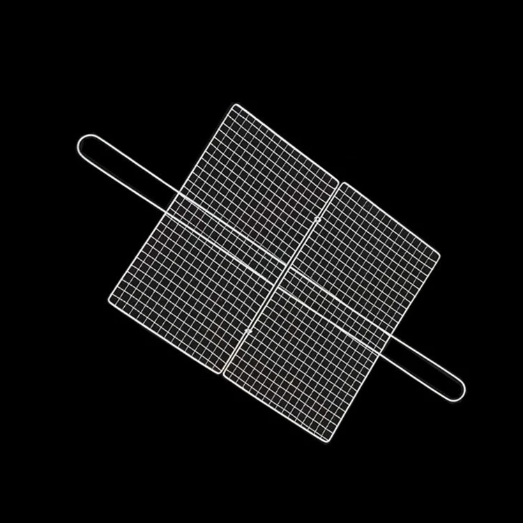 Disposal Bbq Grill Netting Round Convex Barbecue Wire Mesh