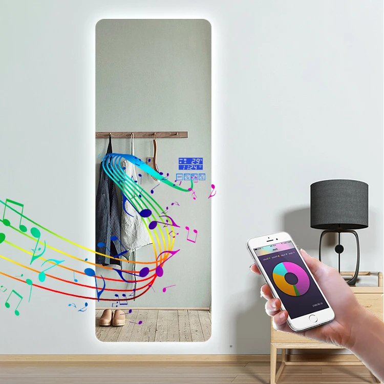 Wall Full Mirror Hotel Bathroom Led Full Length Mirror With Light