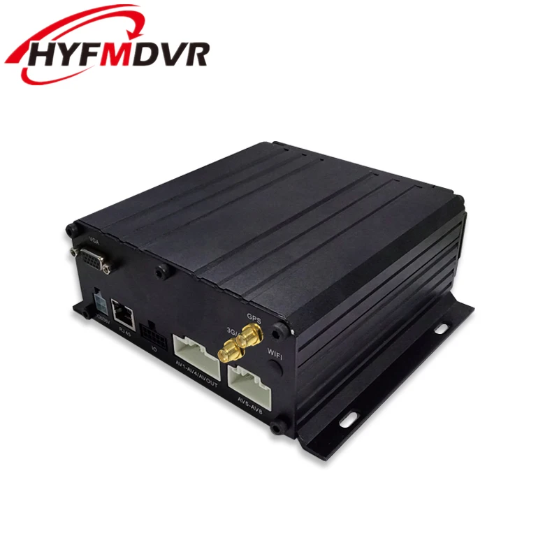 HYF hot sale 6 channel car bus mdvr 4g gps vehicle hard disk mobile dvr with free cmsv6