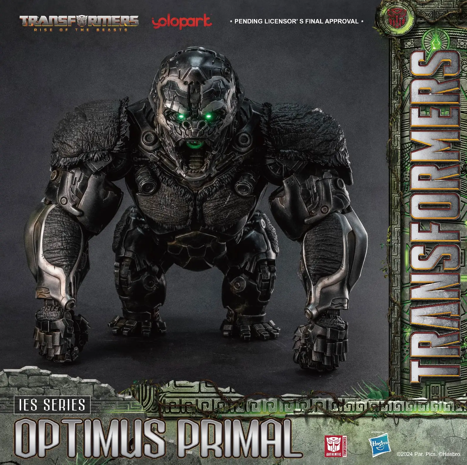 Transformers: Rise of the Beasts IES Series 62cm Optimus Primal - Deluxe Version