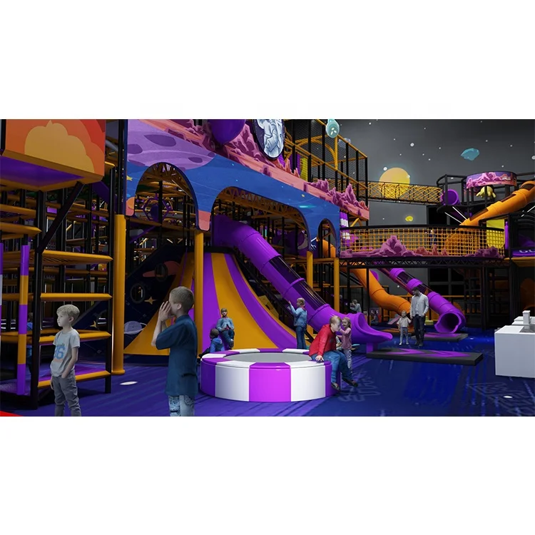 
big Cheerful Amusement Adventure Large Kids Indoor Soft Playground Indoor Equipment Price for children 