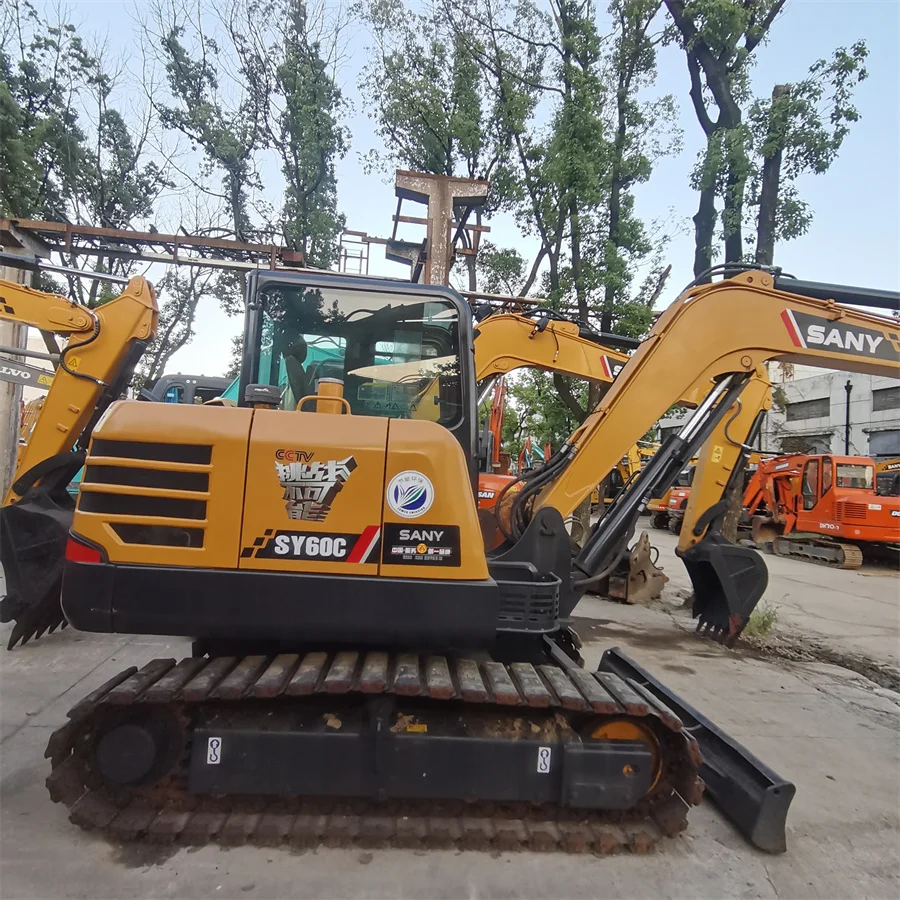 China made Quality used original excavator6ton SANYo SY60C/75C/75C-9/95C/95C-9  crawler used excavator