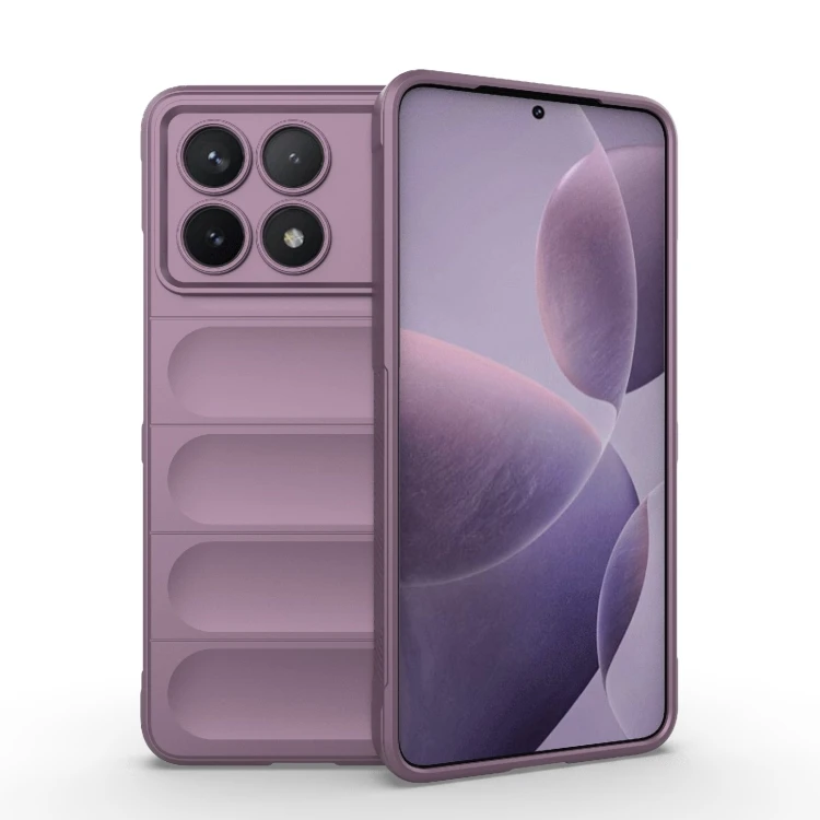 Dropshipping For Xiaomi Redmi K70 / K70 Pro 5G Magic Shield TPU + Flannel Phone Case(Purple)